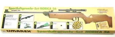 Luftgewehr Set mit Zielfernrohr
