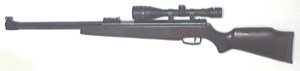 Luftgewehr mit Zieloptik