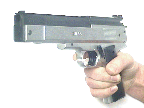 die st�ksten Luftpistolen sind ist diese HW45 von Weihrauch