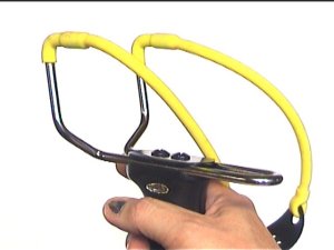 Zwille, Schleuder, Katapult für Stahlkugeln, power slingshot
