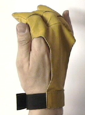 Fingerschutz f�r Bogensch�tzen