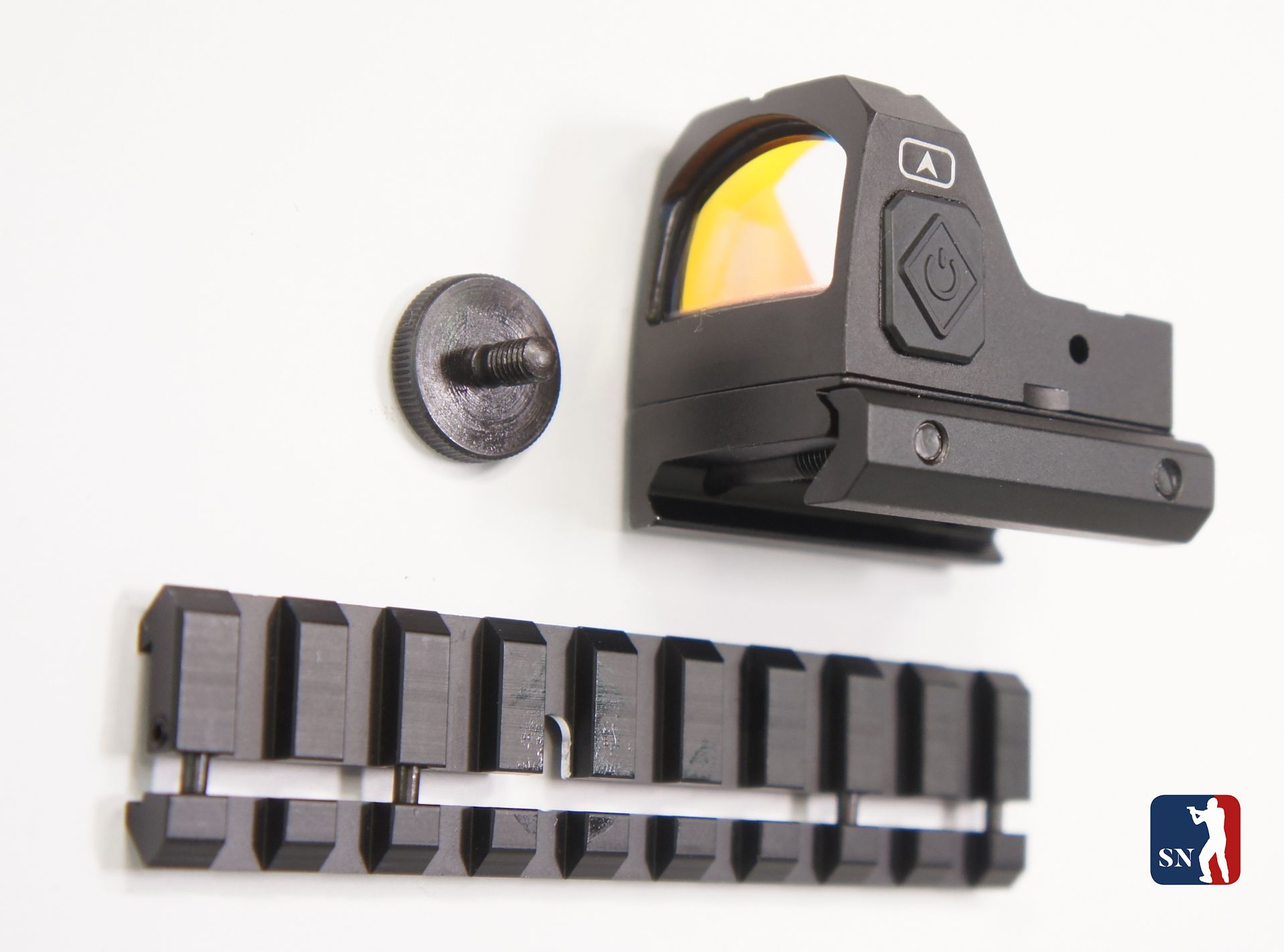 Reflexvisier mit Adapter für neueste HW 45 TROPHY und TARGET angepasst und mit Stopperschraube Reflexvisier mit Adapter für neueste HW 45 TROPHY und TARGET angepasst und mit Stopperschraube