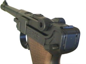 Gaspistole P08 Nachbau der Parabellum / Luger 08