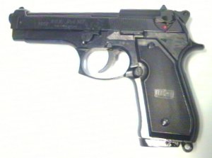 Gaspistole als Beretta 92 Nachbau 