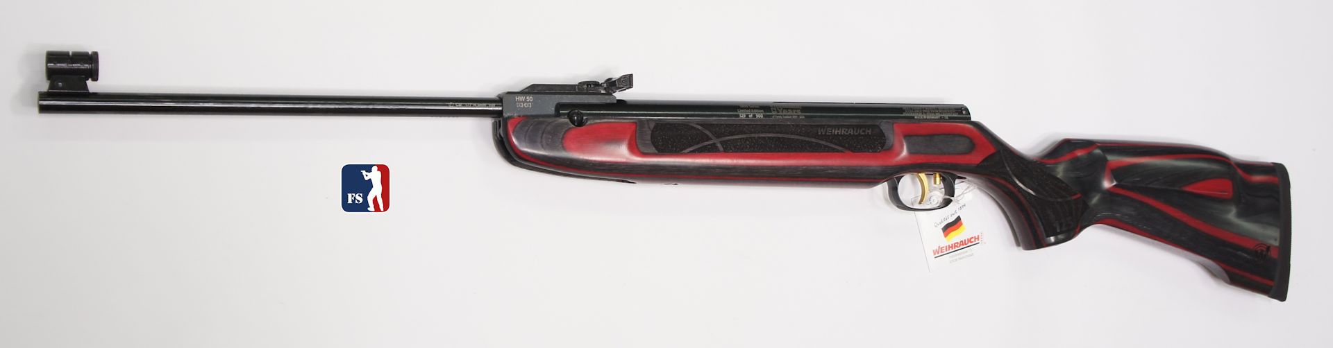 Jubilumsmodell 125 Jahre Weihrauch, Luftgewehr HW 50 S, Kaliber 4komma5 mm