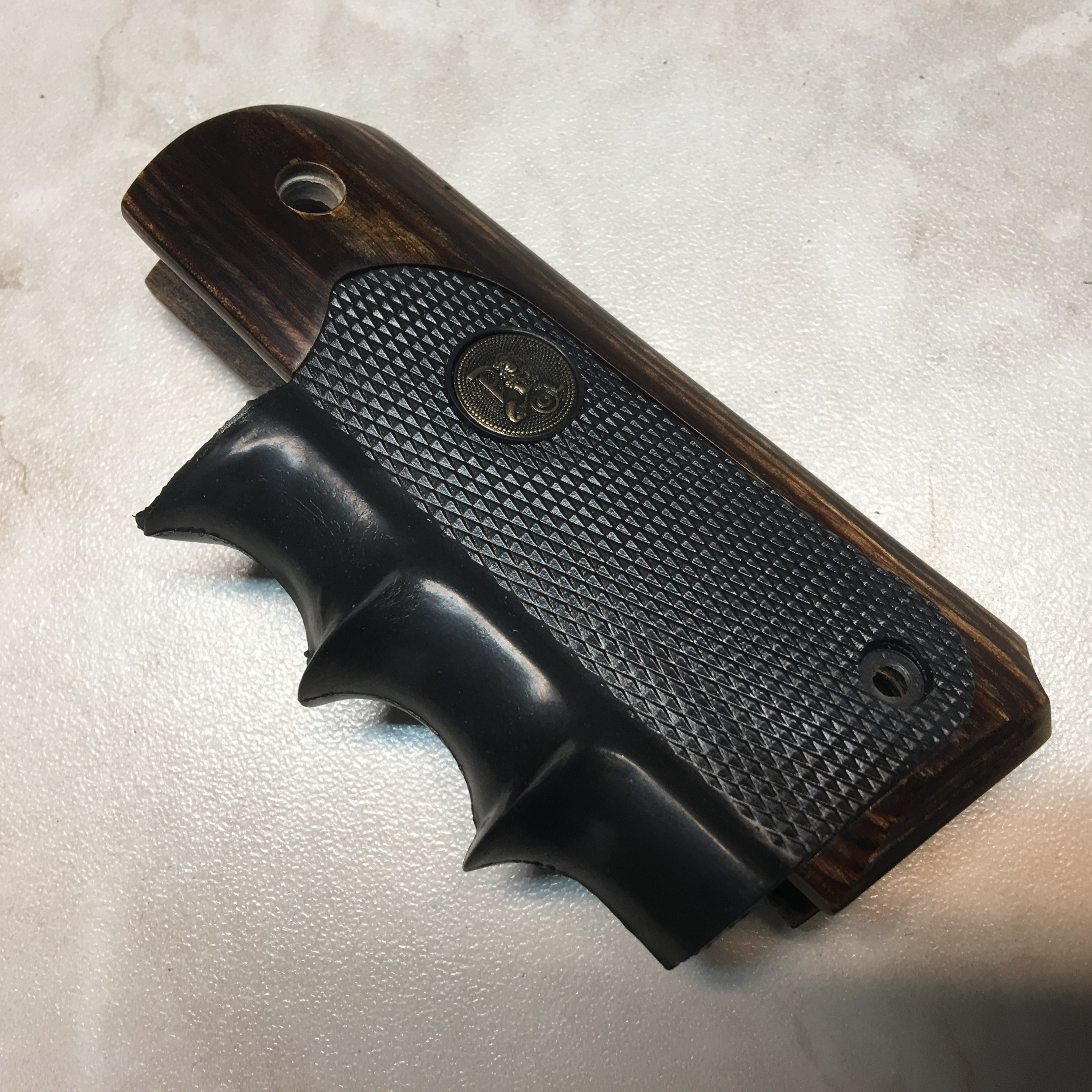 Pachmayr Griffschalen 1911 Haritage Walnut, Handgun Grip for Colt 1911